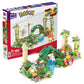 Mega Pokemon Action Figure Building Toy, Jungle Ruins With 464 Pieces, Motion And 3 Characters, Cubone Charmander Omanyte, Gift Idea For Kids