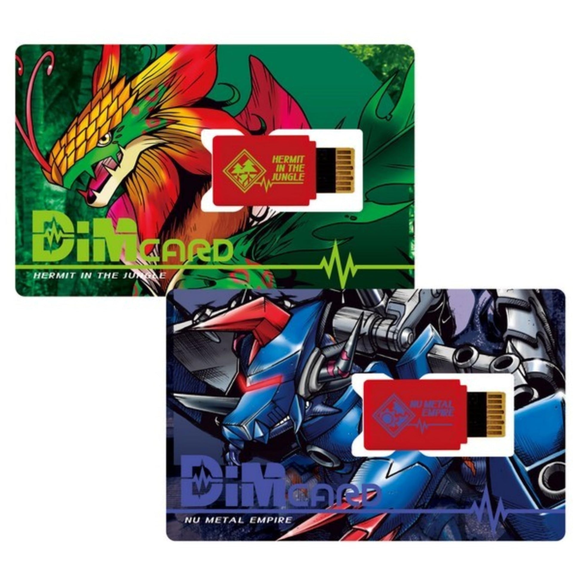 Bandai Digimon Hermit In The Jungle And Nu Metal Empire Dim Cards Dim Card Expansions For The Vital Bracelet| Raise New Electronic Pets With These Vital Bracelet Cards