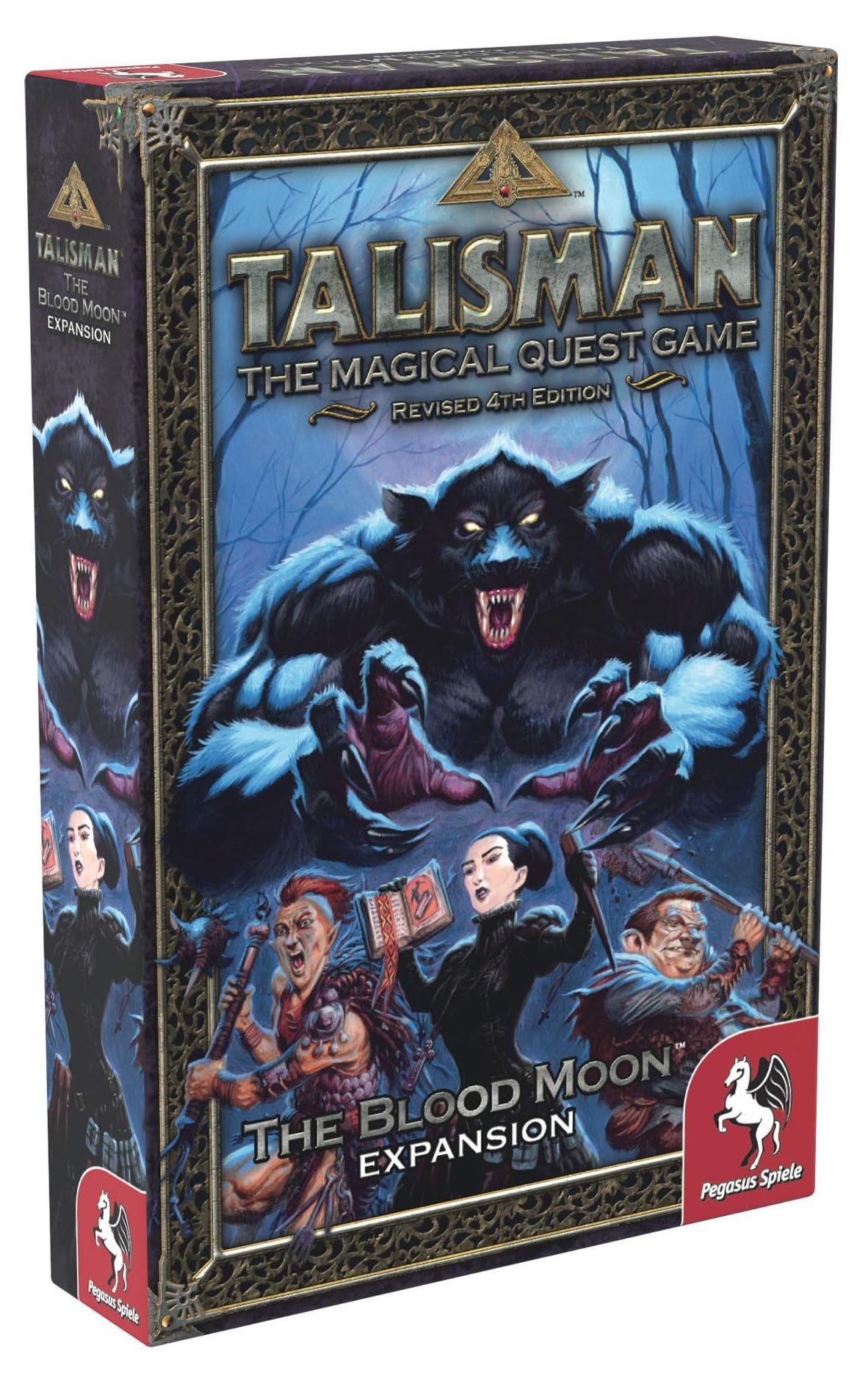 Pegasus Spiele Talisman: The Blood Moon Board Game, Blue, Model 56207E, Cardboard