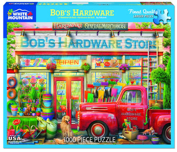 White Mountain Puzzles Bob'S Hardware Store, 1000 Piece Jigsaw Puzzle
