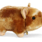 Aurora Adorable Miyoni Tots Pot-Bellied Piglet Two Color Stuffed Animal - Lifelike Detail - Cherished Companionship - Brown 11 I