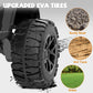 ANPABO 24V 2 Seater Ride on Toy Truck w/EVA Tires, 4X200W Motors, 4 Shock Absorbers, 2.4G Remote Control, Bluetooth Radio, LED H