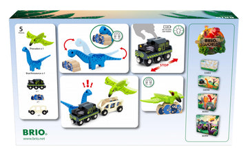 Brio World – 36096 Dinosaur Battery Train | Toy Train For Kids Aged 3 Years Up