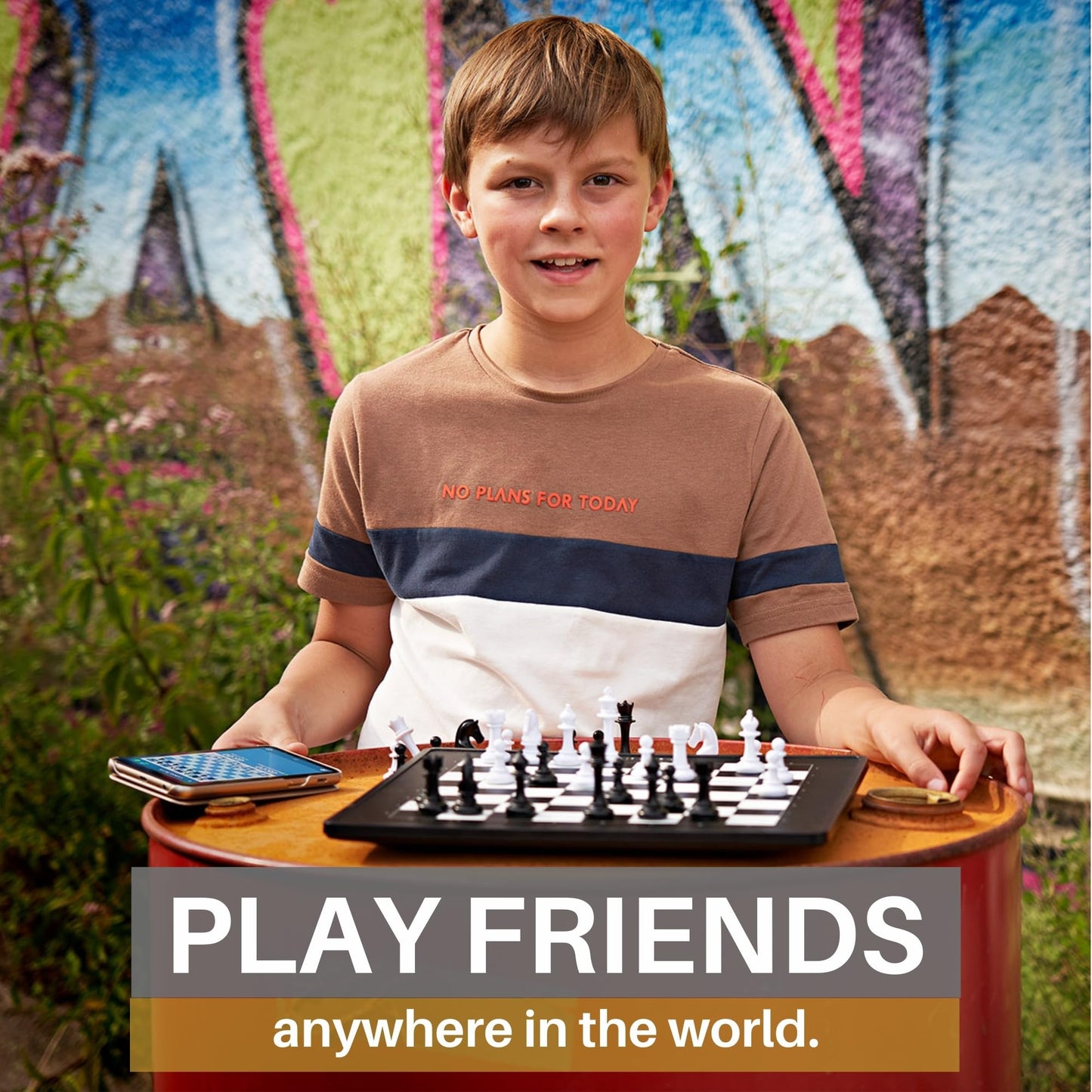 Electronic Chess Board Set - Play Online - Usb And Bluetooth Enabled - Autosensing Moves - Ai Chess Board - Kids & Adults - Real Chess Pieces - Smart Chess Board - Lcd Display - By Millennium Chess