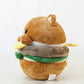 Hamburger Bear Plush 8 Inches Soft Cute Design Cheese Burger For Decoration Food Party Gift