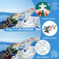 2000 Piece Puzzle for mature-themeds - Challenging Large Jigsaw Puzzle  Scenic Greece Island Landscape Gift  Santorini View Puzzle - enhanced Quality - 39 x 28 Inches