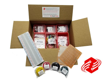 Make: Electronics 3rd Ed Kit 1 Economy - Beginner  Intermediate  & Advanced (Teen - mature-themed) Component Pack for The Experiments in Make: Electronics 3rd Ed by Charles Platt - Covers Sections 1-3