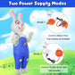 Xyjkidses Inflatable Bunny Costume For Kids Easter Bunny Costumes Kid Rabbit Blow Up Costume For Cosplay Party (Kid Bunny Costum