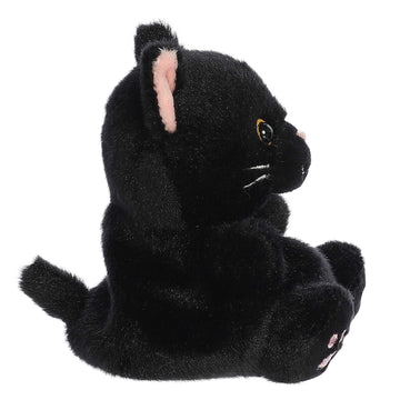 Aurora® Adorable Palm Pals™ Twilight Black Cat™ Stuffed Animal - Pocket-Sized Play - Collectable Fun - 5 Inches
