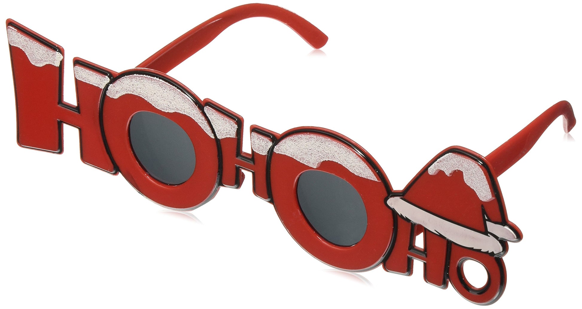 Forum Novelties Party Supplies Womens 77432 Christmas Glasses, One Size, Multicolor, Pack of 1