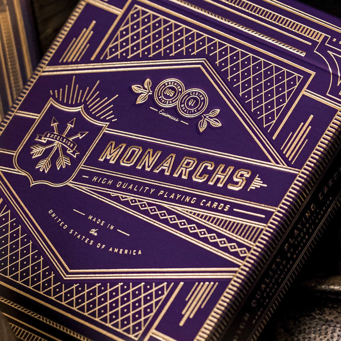Theory11 Monarchs Playing Cards (Purple)