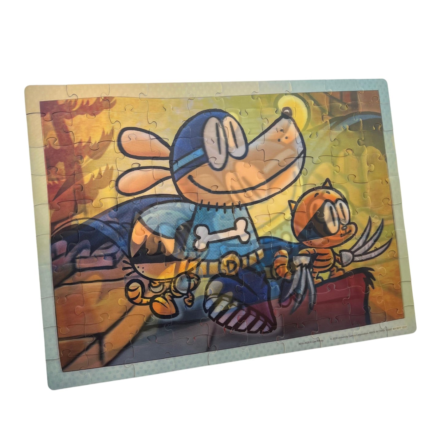 University Games, Dog Man Adventures Lenticular 100 Piece Puzzle
