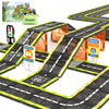 Magnetic Tiles Road - Route 66 Set, Magnet Building Blocks For Toddler Kids Toys, Construction Sets For 3+ Year Old Boys & Girls
