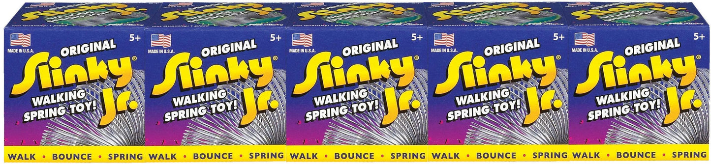 The Original Slinky Brand Metal Slinky Jr. 5 Pack