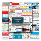 Airline Ticket Sticker Pack Of 52 Boarding Pass Stickers Air Ticket Decals For Laptops Hydro Flasks Water Bottles Luggage Helmet