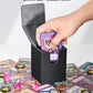 Zlca Card Deck Box For Mtg Yugioh Tcg, Card Storage Box With Dividers Holds 100+ Sleeved Cards, Premium Card Deck Case Compatible With Ccg Trading Cards (Black,Cthulhu)