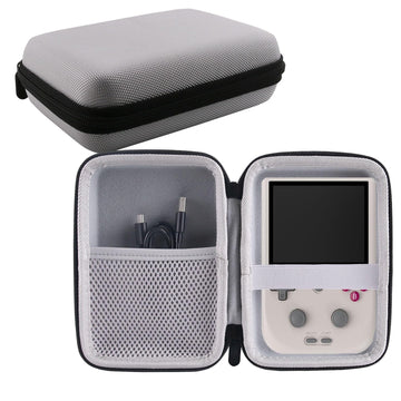 Werjia Hard Carrying Case Compatible With Rg406V /Rg405V Retro Handheld Game Console (Grey)