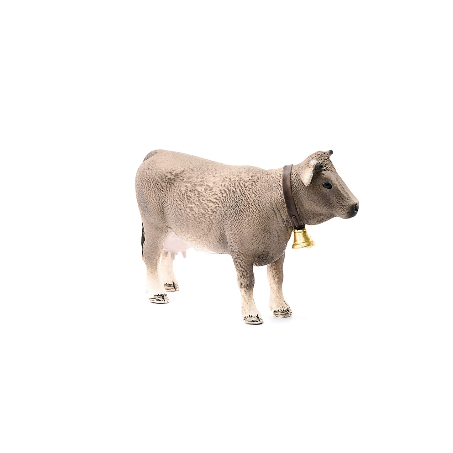 Schleich Farm World Braunvieh Cow Animal Figurine - Highly Detailed And Durable Farm Animal Toy, Fun And Educational Play For Boys And Girls, Gift For Kids Ages 3+