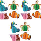 Beistle Sea Creatures Honeycomb Party Decorations - Pack Of 3