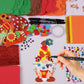 24 Sets Fall Gnome Crafts Kits for Kids,DIY Fall Harvest Gnomes Ornaments Decorations Art with Leaf Pumpkin Sunflower Foam Stick