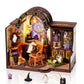 Rolife Diy Miniature House Kit, Mini Wooden Dollhouse Kit For Adults To Build, Tiny House Mayberry Street Miniatures Diorama Building Kits-Birthday Christmas Halloween Craft Hobbies Gift For Teens Kid