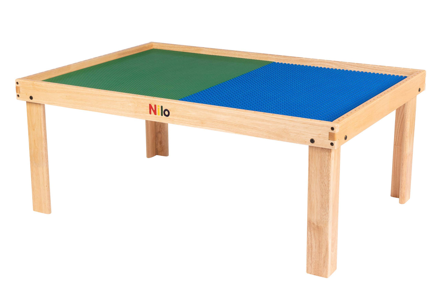 Nilo Classic Blue Baseplate, 2-Pack 12'X32' Double-Sided, Large Building Plates For Building Bricks 100% Compatible With All Major Brands