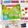 Benresive Montessori Busy Book For Toddlers 2-4, Preschool Toddler Learning Activities, Toddler Sticker Books For 2 3 4 Year Old