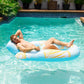 Sunrio Inflatable Pool Floats mature-themed  Pool Lounger Float with 300LBS Weight Capacity  Pool Chair Float with Cup Holder  Headrest and Footrest for Swimming Pool  Lake  River Floating - Seahorse