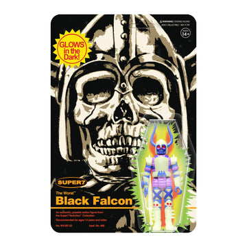 Super7 The Worst Black Falcon (Monster Glow) - 3.75'' The Worst Action Figure Collectibles And Retro Toys