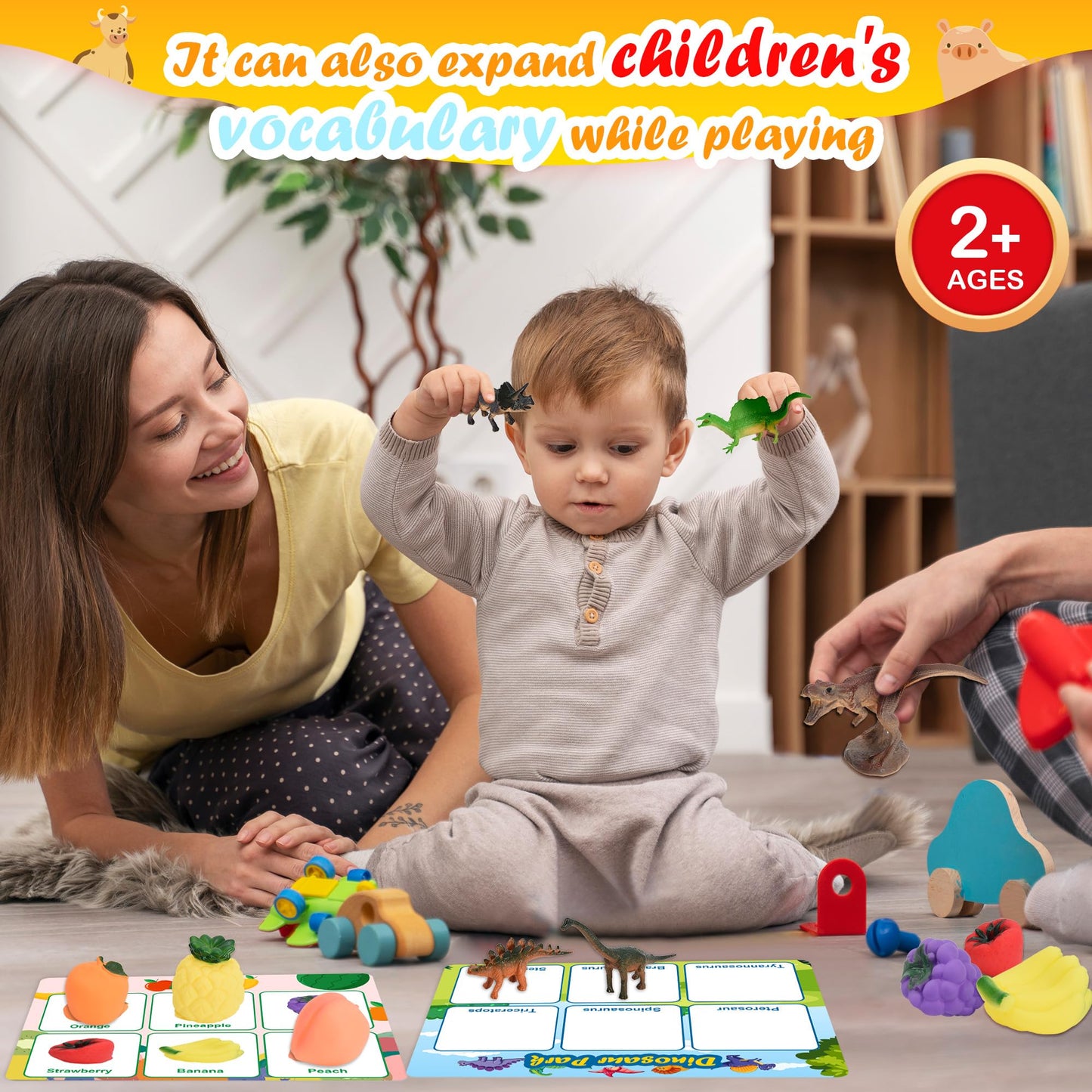 Sorting Toys For Toddlers, Learning Education Toys Montessori Toys, Multiple Theme Playset, Fine Motor Skills Games, Preschool L
