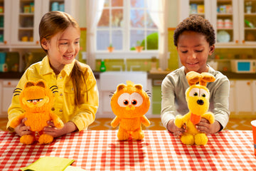 Animagic - Baby Garfield Soft Toy - Garfield Cat Soft Toy In Baby Version - Orange - For Children Fans Of The Famous Sleeping Cat - Comic Hero - Birthday Idea From 2 Years