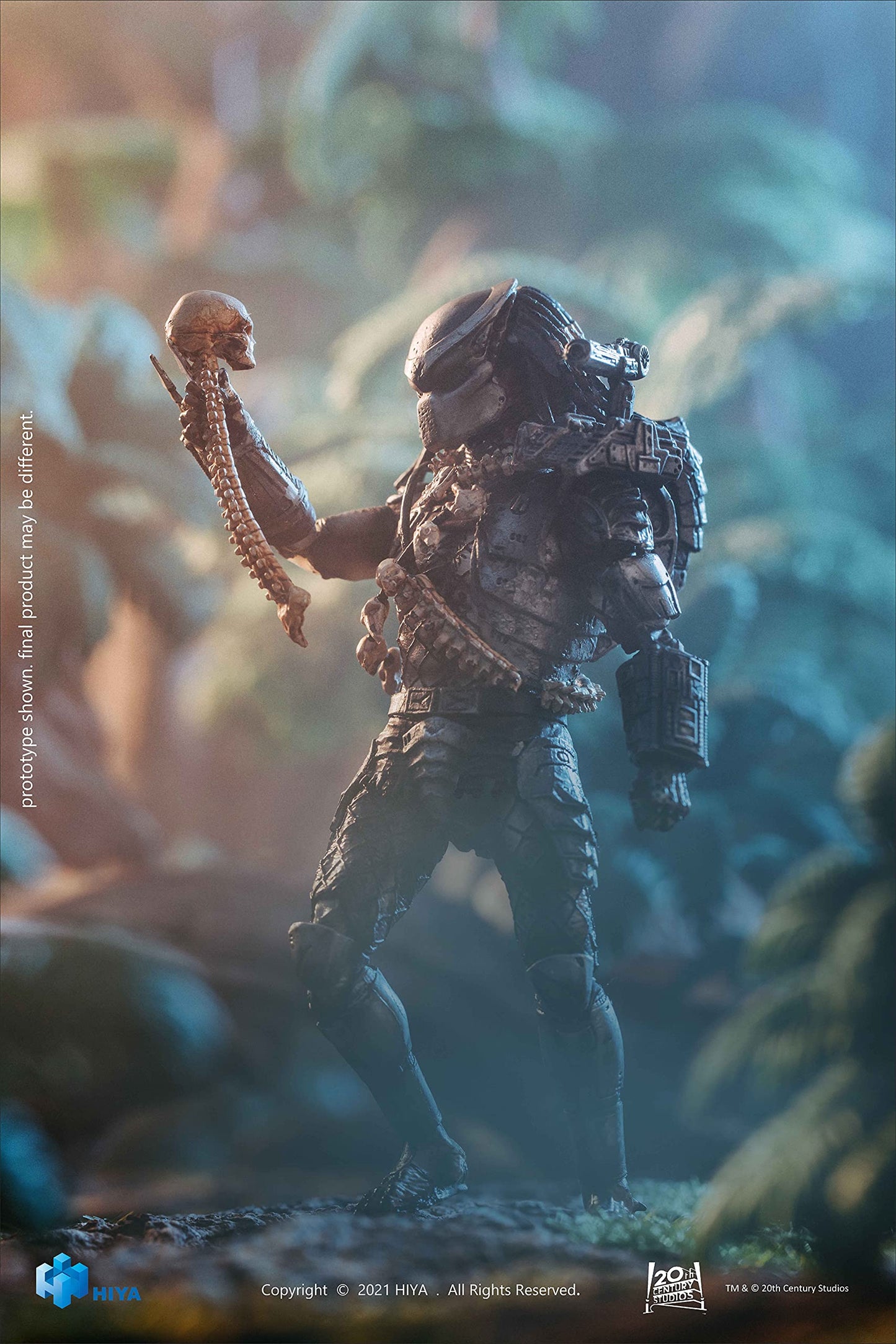 Hiya Toys Predator: Jungle Predator (Version 2) 1:18 Scale Action Figure, Multicolor