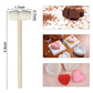 24 Pieces Mini Wooden Hammers Mallets Gavel Toy For Kids, Cute Breakable Heart Hammers For Chocolate
