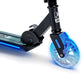 Yvolution Neon Flash Foldable Kids Scooter with Light up Wheels, Easy Folding Scooter with 2 Light up Wheels and and Rear Brake,