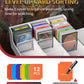 Newloop Trading Card Storage Box - 2400+ Card Deck Case For Magic The Gathering Pokemon Yugioh Sports Cards, Leather Mtg Command