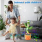 Sanjoin Dancing Talking Cactus Toy For Baby Toddler, Boys Girls Gifts Singing Mimicking Cactus Toy Recording Repeating What You Say Cactus Baby Toy With 120 English Songs (Green)