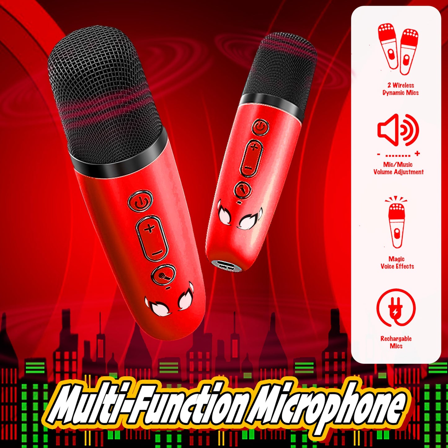 Mini Karaoke Machine for Boys Kids 3 4 5 6 7 8 Year Old Boy Birthday Gifts Toys for 4 5 6 7 8 10 Year Old Boys Birthday Party Fa