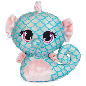 Gund P.Lushes Designer Fashion Pets Mel Dives Premium Seahorse Stuffed Animal, Pink And Teal, 6