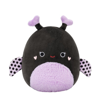 Squishmallows Original 8In Citlalli The Black And Purple Ladybug With Heart Antennae - Official Jazwares Plush (Little)