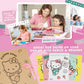 Hello Kitty Sanrio Scrapbook Kit for Girls with Notebook Stickers Stamps Gel Pens Kawaii Art Supplies Cute Gifts for Girls
