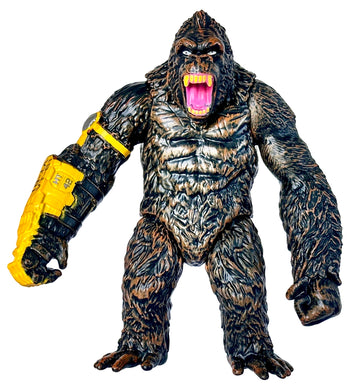 Twcare King Kong: The New Empire, Dinosaur Dragon Attack Action Figure 7” Fight Mode Gorilla Ape Solid Wild Movie Series, Travel Bag