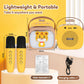 Karaoke Machine For Kids, Portable Mini Karaoke Machine With 2 Wireless Microphones, 4 5 6 7 8 9 10 Years Old Girl Boy Easter Ch