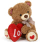 Morismos Valentine'S Day Teddy Bear, 17' Valentine Gift Teddy Bear With Big Red Heart Love Plush For Girlfriend, Wife, Her, Him