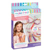 Make It Real: Gold-Link Suede Bracelets Kit - Create 6 Unique Cord & Tassel Charm Bracelets, 105 Pieces, Includes Play Tray, Diy Link & Bead Jewelry Kit, Tweens & Girls, Arts & Crafts, Kids Ages 8+