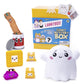 Lankybox Giant Mystery Box: Wearable Boxy Case, 2 Figures, One 6” Glow-In-The-Dark Plush, A Squishy , Pop-It Fidget Toy, Canny With Pop-Out Sticky, And 3 Stickers