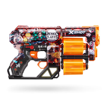 Zuru Xshot Skins Dread With 12 Darts - Demon Slayer