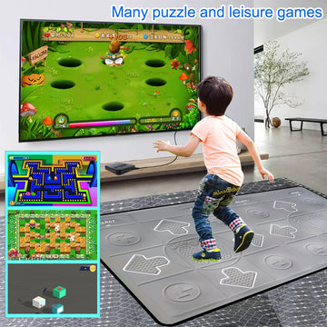 Yrprsodf Dance Mat For Kids And Adults, Tv Dance Mats Game For Girls Boys,Dance Pad For Exercise, Double Dancing Mat For Family