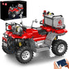 Mould King Fire Truck ATV Building Set  2100+ Pcs RC/APP Control All-Terrain Vehicle Building Blocks Kits That Run with Equipment Model  Collectible Gift for mature-themeds Teens