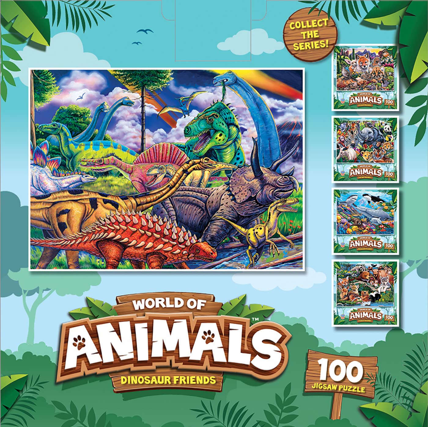 Dinosaur Friends 100 Piece Kids Jigsaw Puzzle