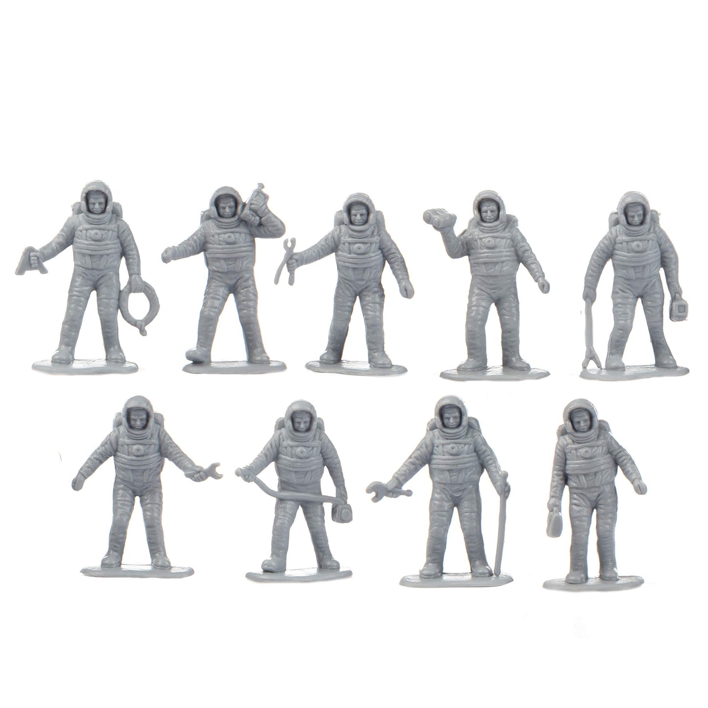 Astronaut & Space Toy Action Figure Playset- 60pc Set Includes Astronauts, Rockets, Spaceship Shuttle, Satellites & More- Great